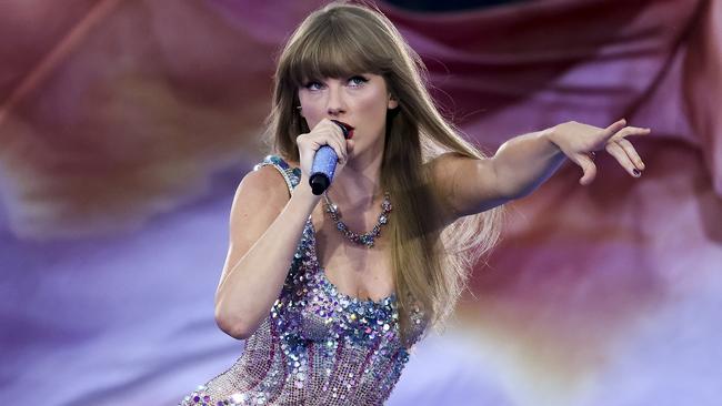 Taylor Swift is putting on a spectacle, with a 44-song set list running more than three hours. Picture: Getty Images