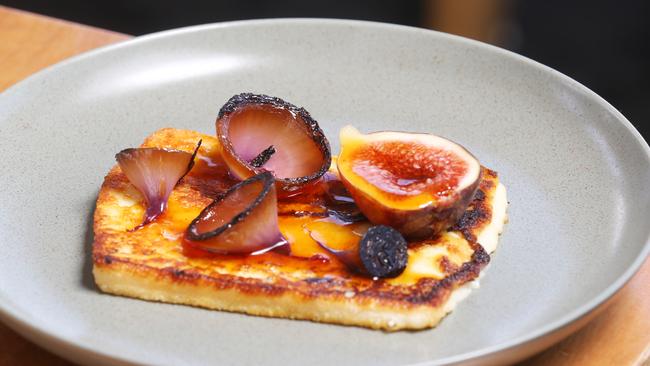 Grilled cheese, fig and red onion at Captain Moonlite. Picture: Stuart Milligan