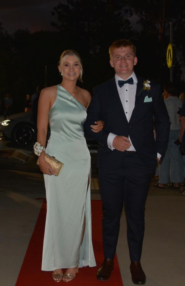 Isla Rickert and Harry Hume at Assumption College's year 12 formal on April 22, 2025. Photo: Jessica Klein
