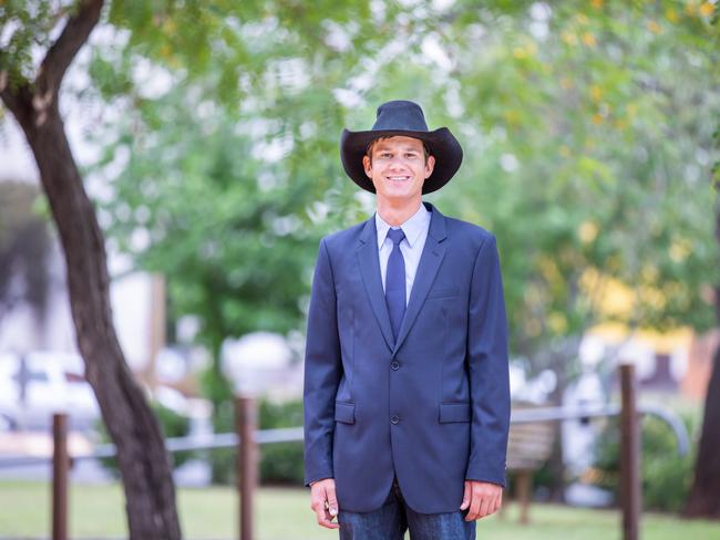 Aussie Land and Livestock rookie real estate agent Aaron Randell.