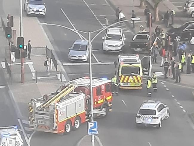 Three teenagers hit by an ute on O'Sullivan Rd in Glen Waverly on May 24, Friday. Picture: Facebook.