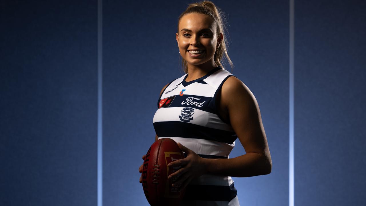 AFLW Geelong Cats player Claudia Gunjaca. Picture: Brad Fleet