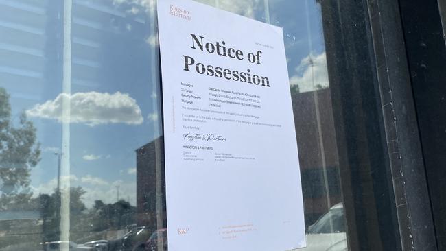 A notice of possession was issued overnight without the tenants’ knowledge. Picture: Jessica Baker