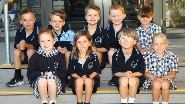 Ceres Primary School 2025 Foundation 1M front Kayla Hutton, Bodhi OÃBrian, Lenny Grigg, Sachi Turnbull. Back Archer Lansbury, Louie Wright, Jonas Woodford, Riley Sheehan, Lucy Burns