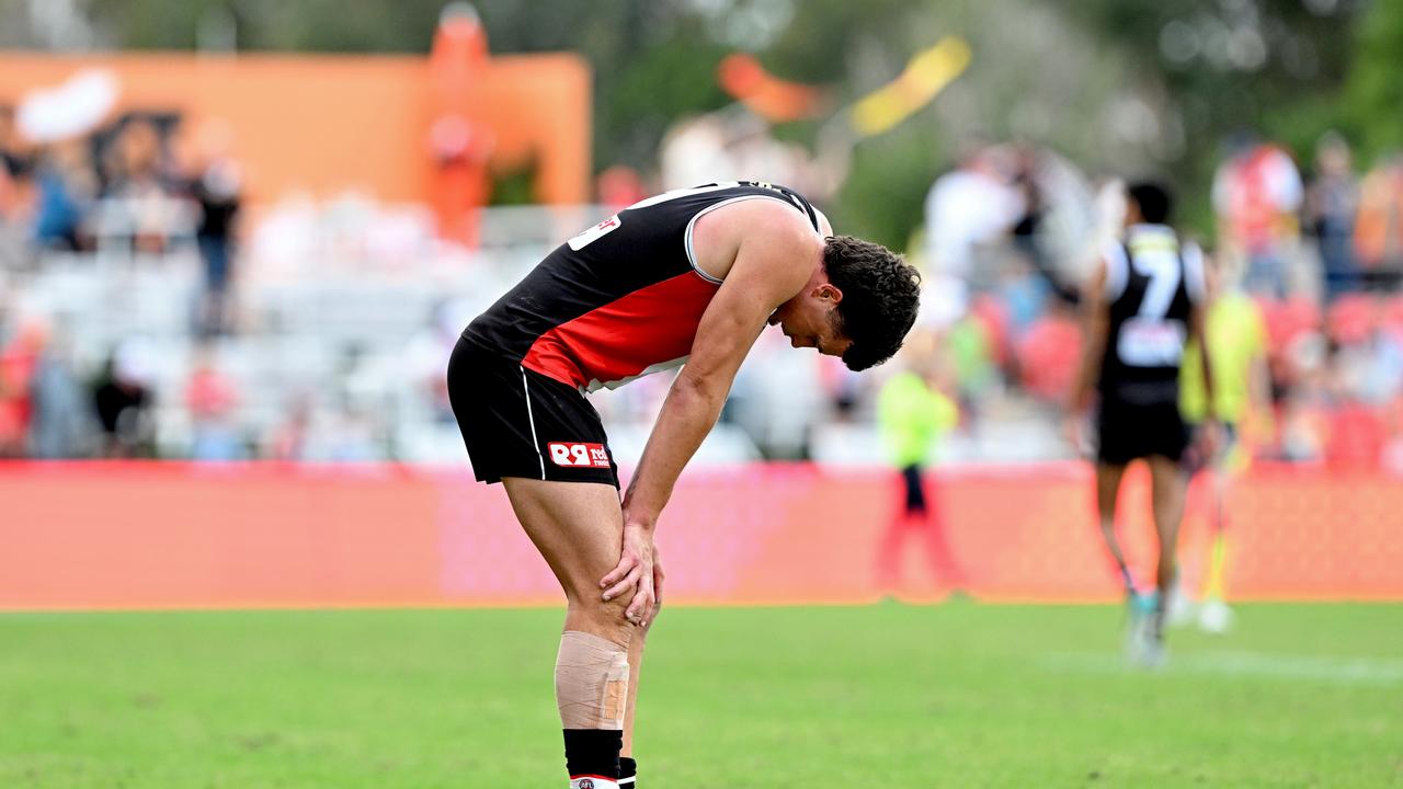 The Saints’ finals chances are growing in doubt. (Photo by Bradley Kanaris/Getty Images)