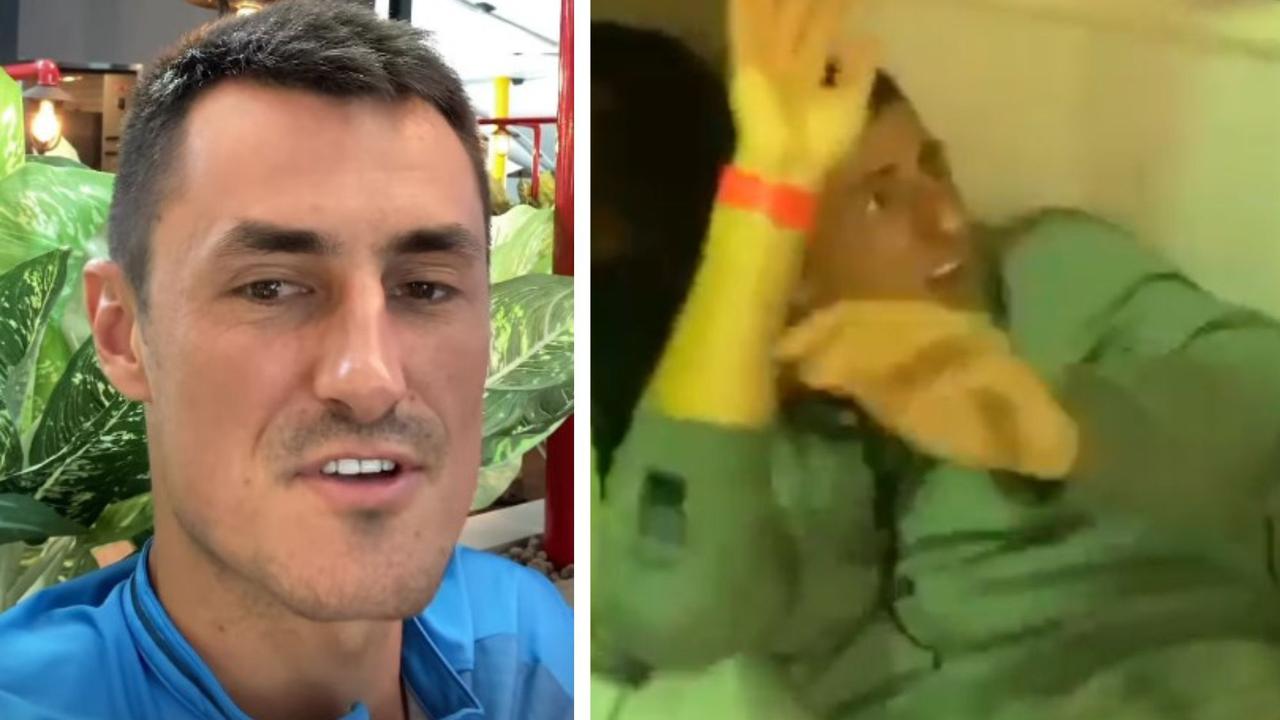 Don't worry, Bernard Tomic is fine. Photo: Instagram and Twitter