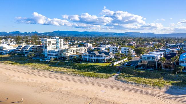 The beachfront family home of BreakFree accommodation group founder and ex-AFL footballer Tony Smith and wife Simone at Mermaid Beach has sold for a record $25 million. Picture: Supplied