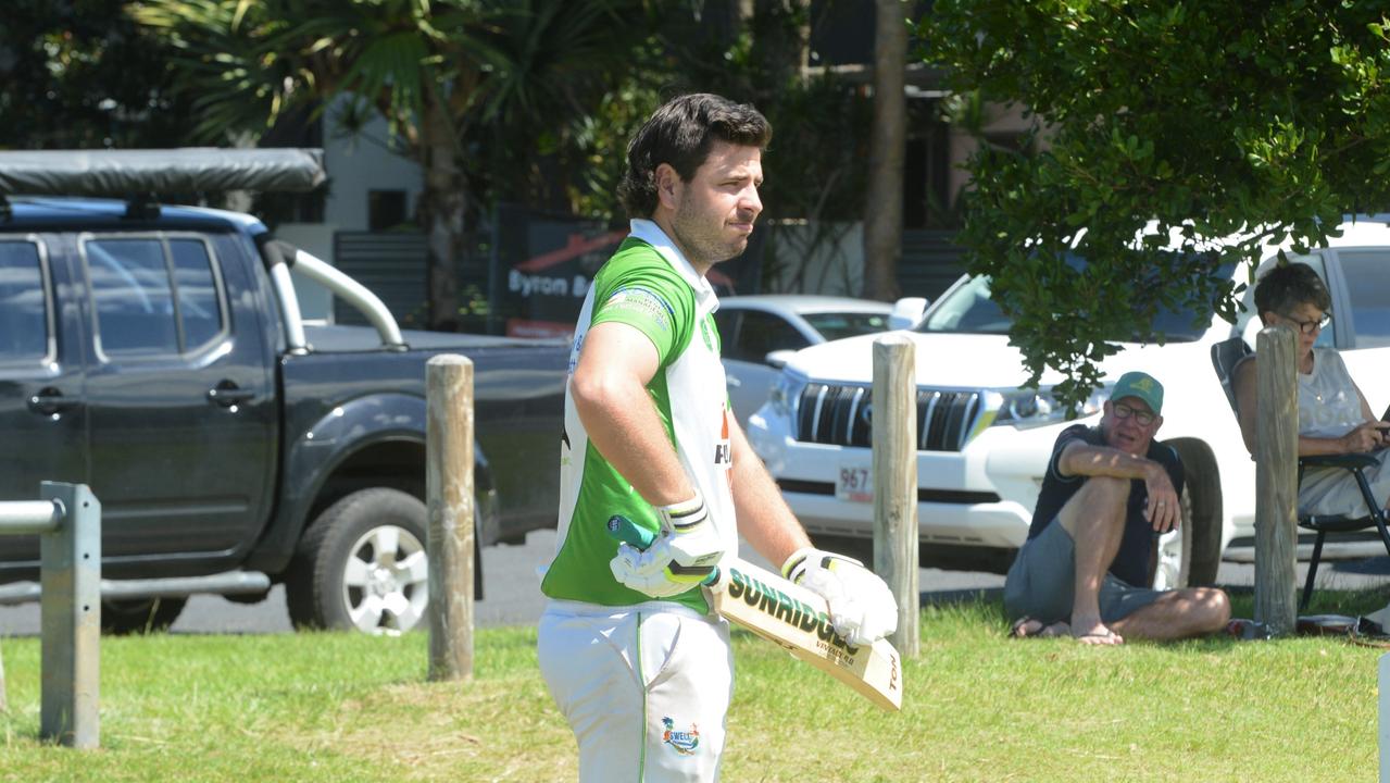 Tintenbar East-Ballina were pegged back by Lennox Head in the Coastal League semi-final Picture: Nicholas Rupolo.