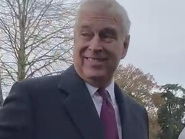 Prince Andrew's bizarre encounter with a royal watcher at Sandringham has emerged.