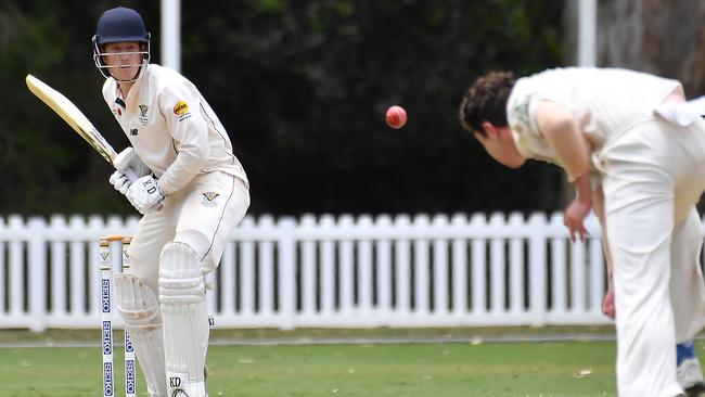 Valley batsman Hugh Weibgen. Picture: John Gass