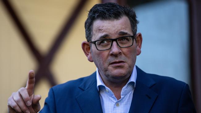 Victorian Premier Daniel Andrews is on the back foot as he takes the blame for ‘unethical behaviour’ within his state Labor Party. Picture: AAP