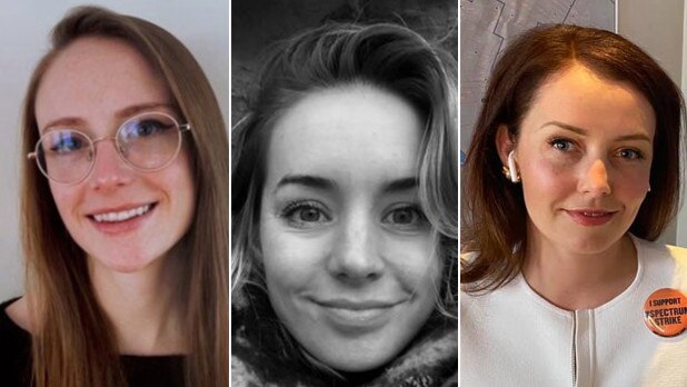 Charlotte Bennet, Anna Ruch and Lindsey Boylan have all accused Andrew Cuomo of sexual harassment. Picture: Twitter