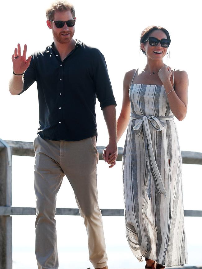 Harry and Meghan on Fraser Island.