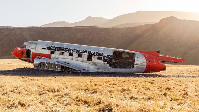 The travel sector has been losing altitude, but unlike this DC-3 it's not completely grounded. Pic via Getty.
