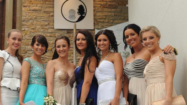 St Patrick’s College, Campbelltown year 12 students celebrating their formal in Wollongong in 2012.