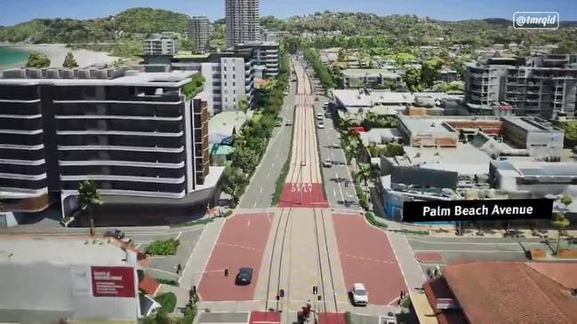 Gold Coast Light Rail Stage 4 flythrough