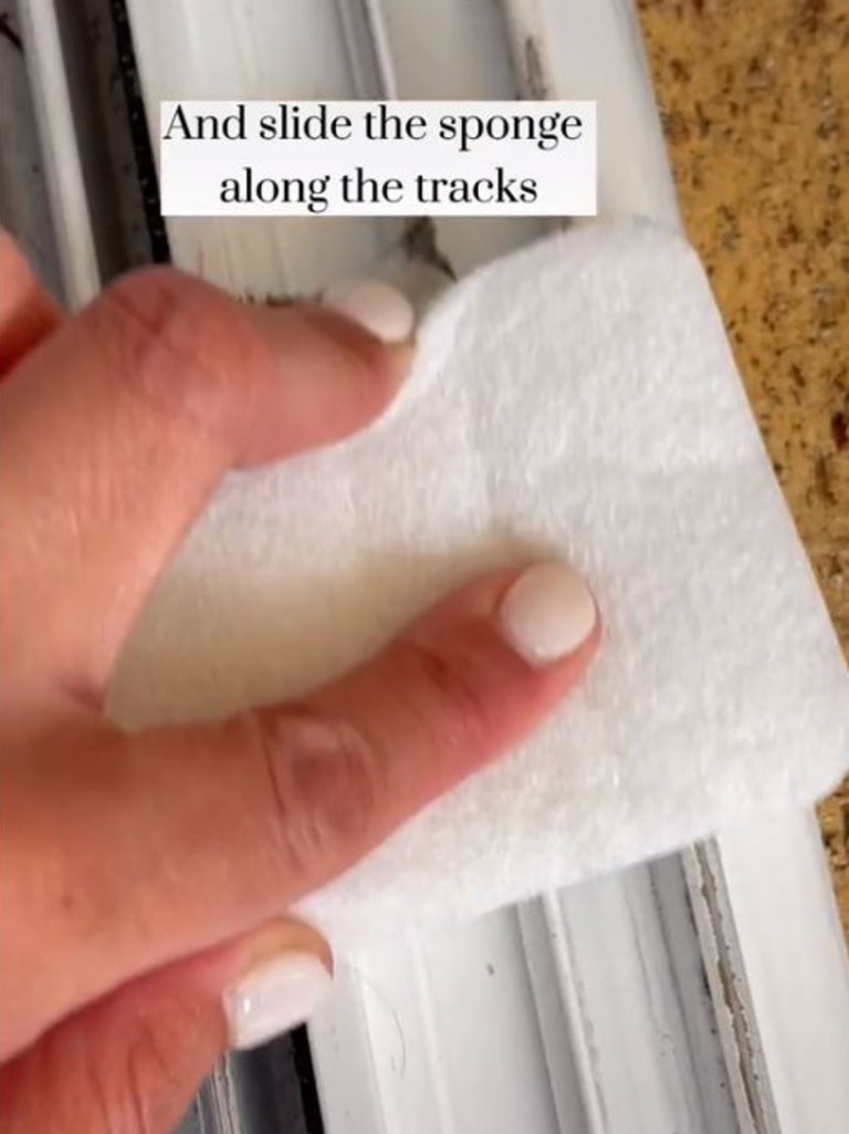 How to clean tracks for sliding doors: Carolina Mccauley shows how