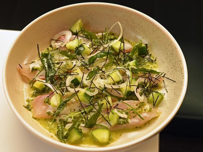 Kingfish sashimi at Part Time Lover. Photo: Tom Huntley