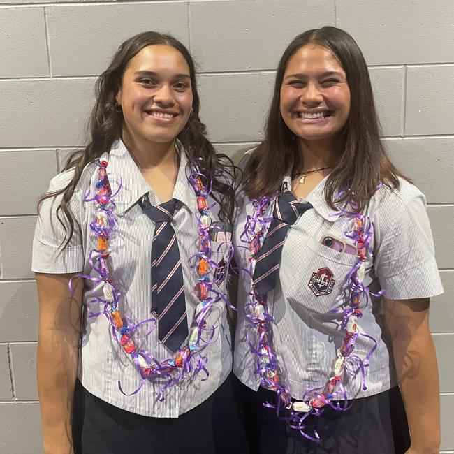 Orianna Clark, left, and Summer Hoet who will co-captain Ipswich SHS.