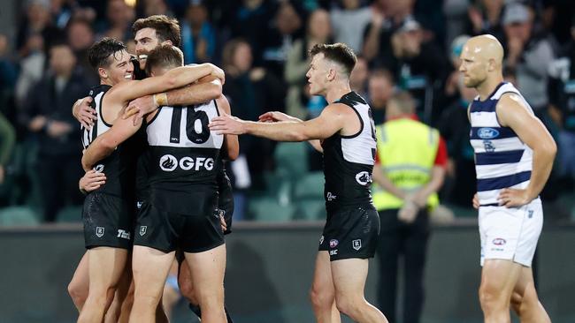 Cats champ Gary Ablett had little impact in the qualifying final.