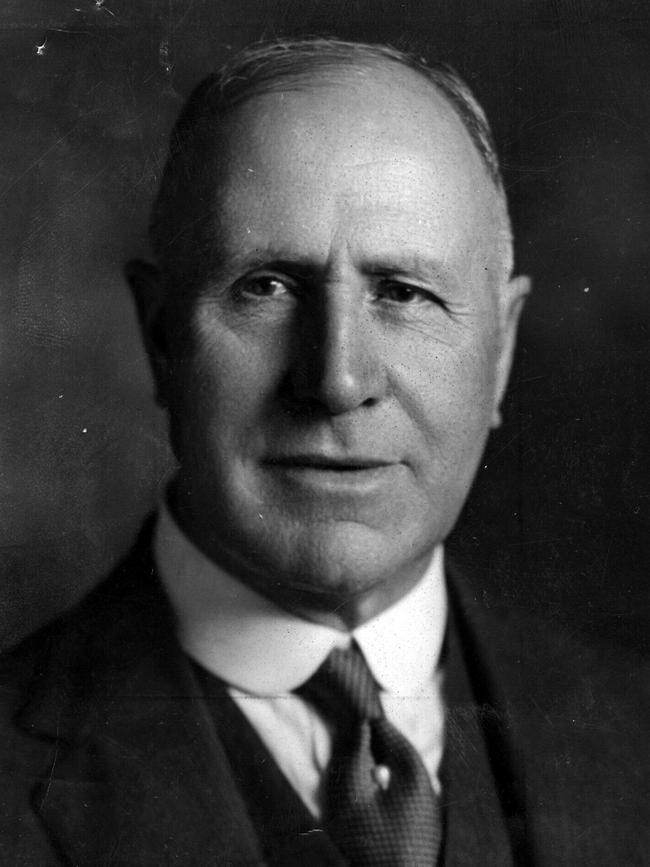 Former premier Sir Harry Lawson.