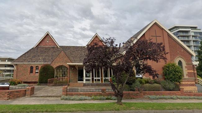 Doncaster's historic Church Of Christ could be included in an unprecedented 17-storey transformation. Picture: Google Street View.