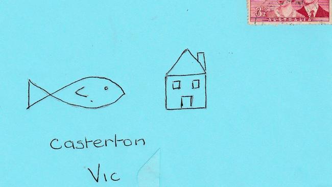 A letter just like this was safely delivered to “Fish” of Casterton.