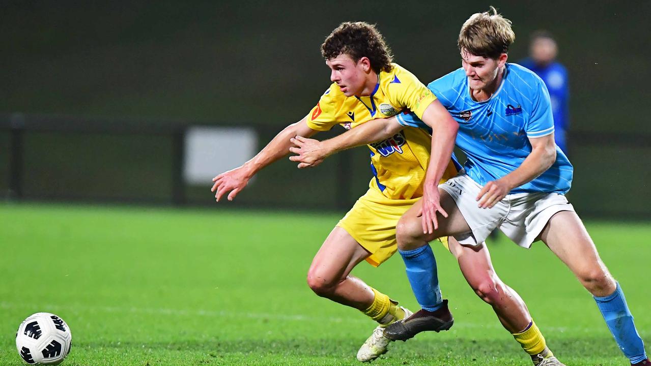 SOCCER: Men's, Kawana V Maroochydore Swans. Picture: Patrick Woods.