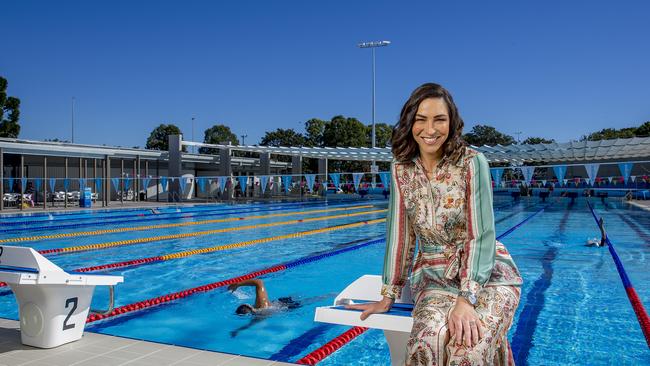 Former olympic Australia swimmer Giaan Rooney leaves Broadbeach apartment with $2.2m. Picture: Jerad Williams