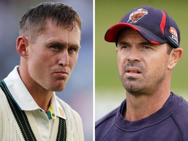 Marnus Labuschagne and Greg Blewett. Photos: Getty Images/AAP