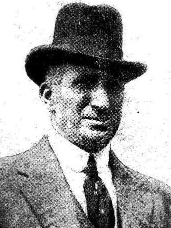 Detective Elijah Napthine, pictured in 1923, wrote a report on Paddy the Pig in 1917. Picture: Sporting Globe