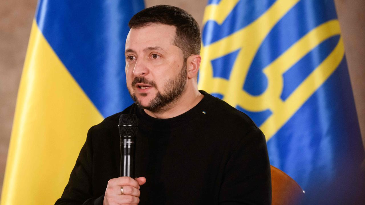 Volodymyr Zelensky has angered Russia by stating there are ethnically Ukrainian sections of Russia. Picture: AFP