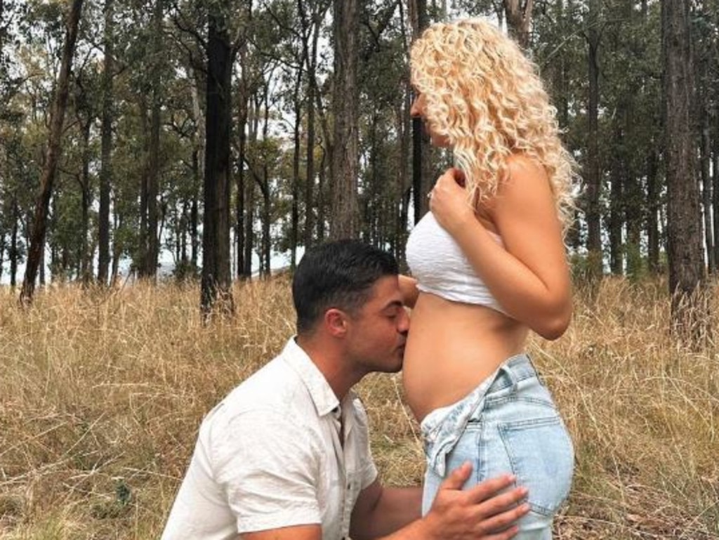 Eventually, the couple fell pregnant successfully. Picture: Instagram