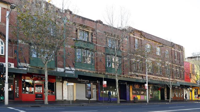 Buildings along 110-122 Oxford St will soon be redeveloped. Picture: Sam Ruttyn