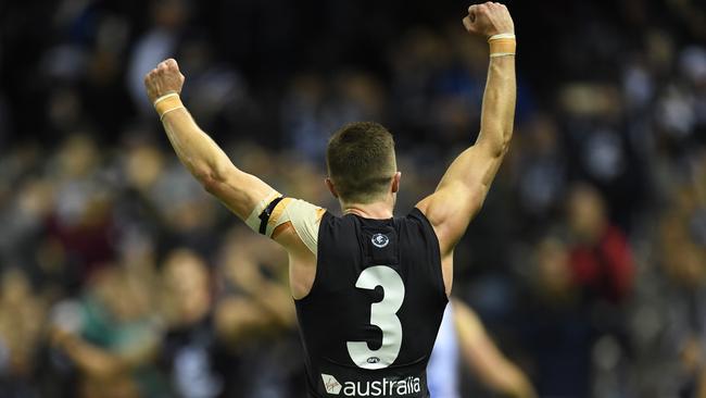 Marc Murphy and the Blues enjoyed a stunning win on Sunday night. Picture: AAP Images