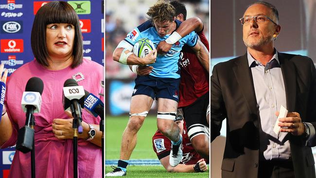 Rugby Australia chief executive Raelene Castle and Foxtel boss Patrick Delany have cut off broadcast rights discussions.