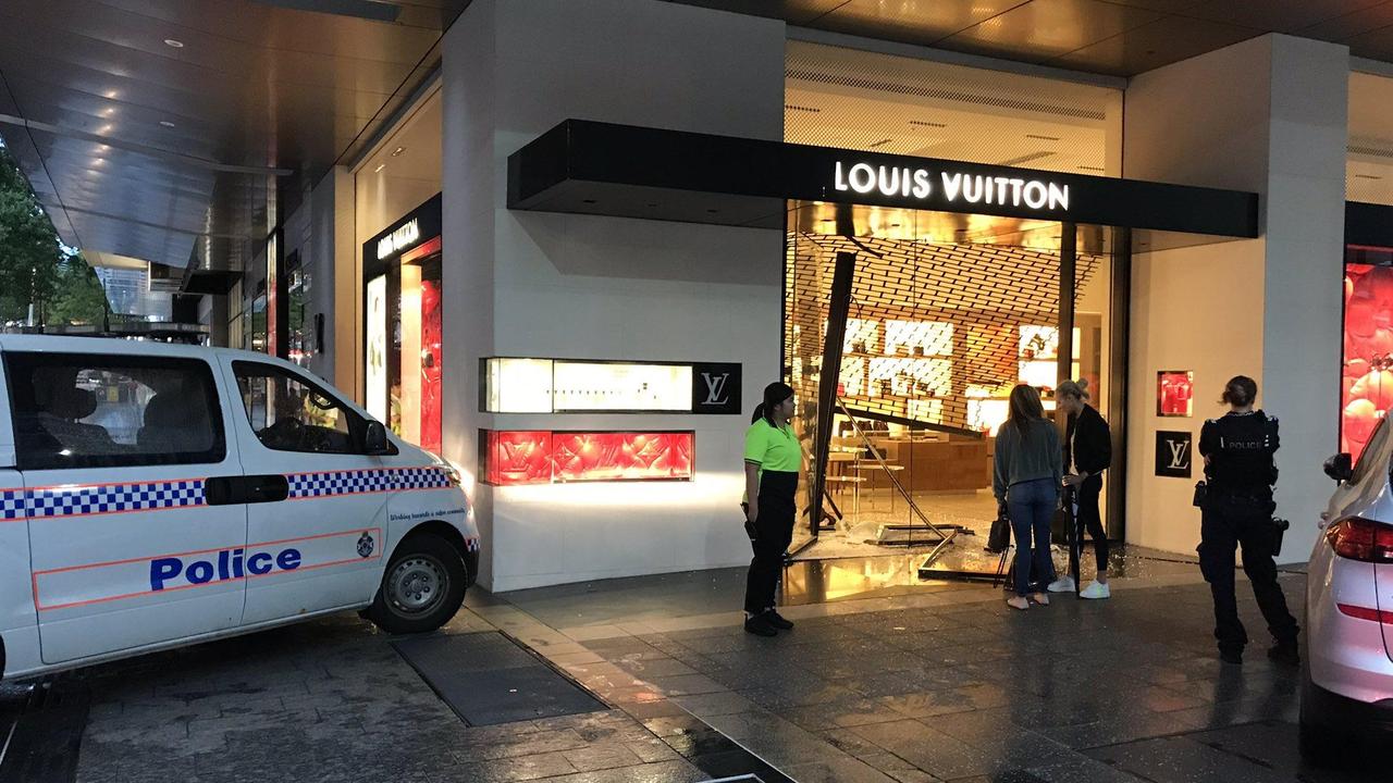 Louis Vuitton Brisbane CBD store targeted in ram raid | The Courier Mail