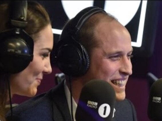 William, pictured here during a previous BBC radio interview, stunned the hosts with his confession. Picture: BBC