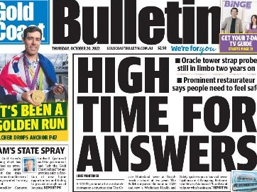 The Bulletin’s front page on the Oracle probe earlier this month, calling for answers.