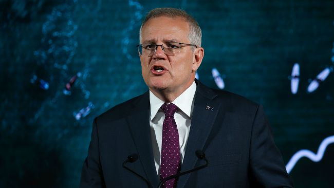 Prime Minister Scott Morrison said it is "great relief" for parents who will now have the opportunity to get their children vaccinated. Picture: NCA Newswire / Gaye Gerard