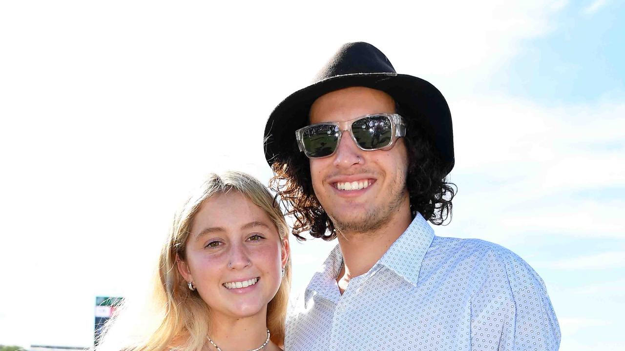 Isabelle Preston and Levi Scorey at Coast to Coast Raceday, Corbould Park. Picture: Patrick Woods.