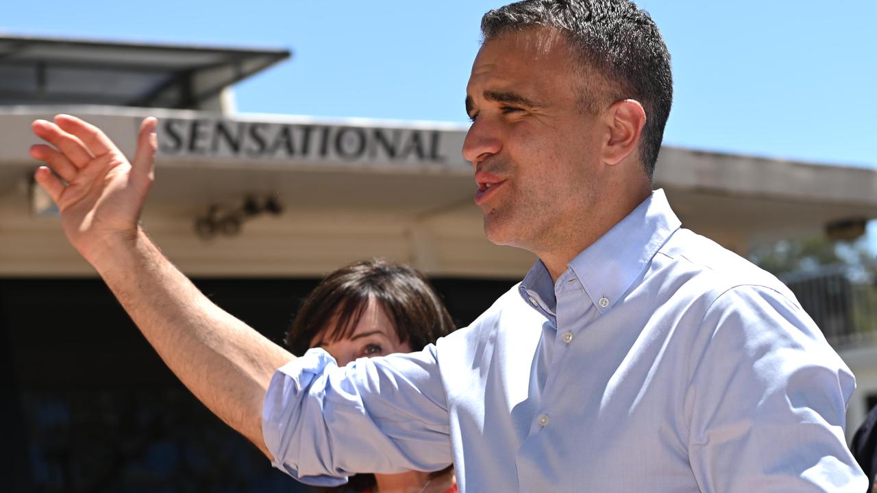 Premier Peter Malinauskas pictured during a tour of the Riverland. Picture: NCA NewsWire