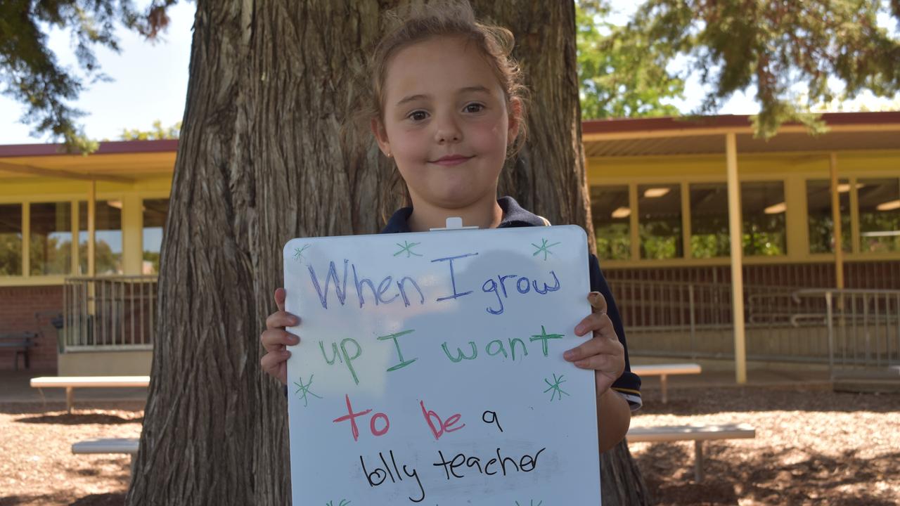 My First Year - South Wagga Public School students say what they would like to be when they grow up . Picture: Sam Turner