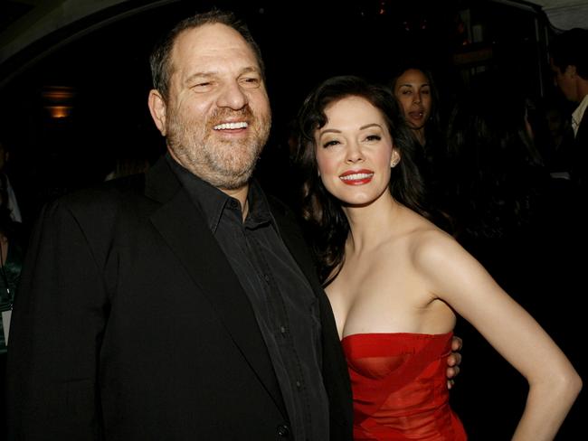 Actress Rose McGowan asays she still fears Harvey Weinstein. Picture: Getty Images