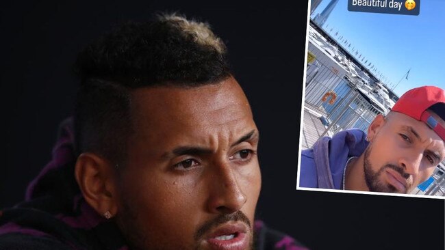 Nick Kyrgios has withdrawn from the United Cup - and posted about his ‘beautiful day’ on Instagram.