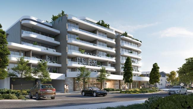 A DA has been approved for the construction of commercial and apartment complex 'Bohemian', designed by Casa Koala Architecture. Photo from Casa Koala Architecture.