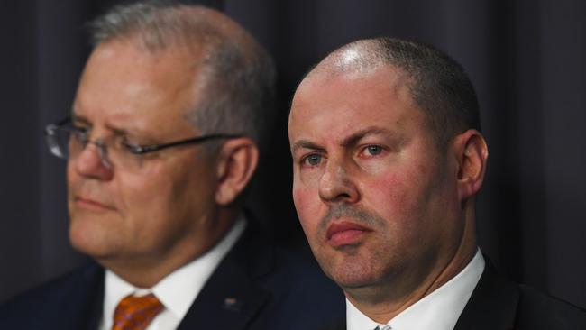 Treasurer Josh Frydenberg has a tough job ahead of him. Picture: AAP/Lukas Coch