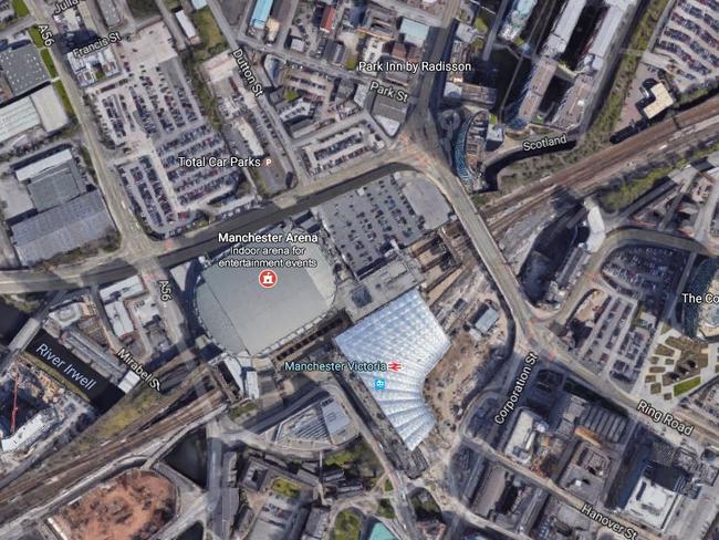 Manchester Victoria station was evacuated after the explosion at the arena adjacent.