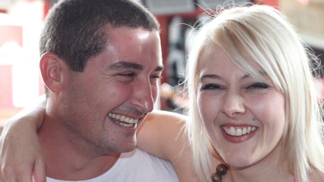 Jarred Castel and wife Katie had a whirlwind romance. Picture: Supplied