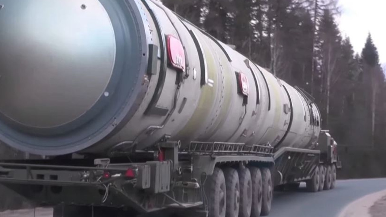 Russia’s nuclear missile Sarmat, also known as Satan 2.